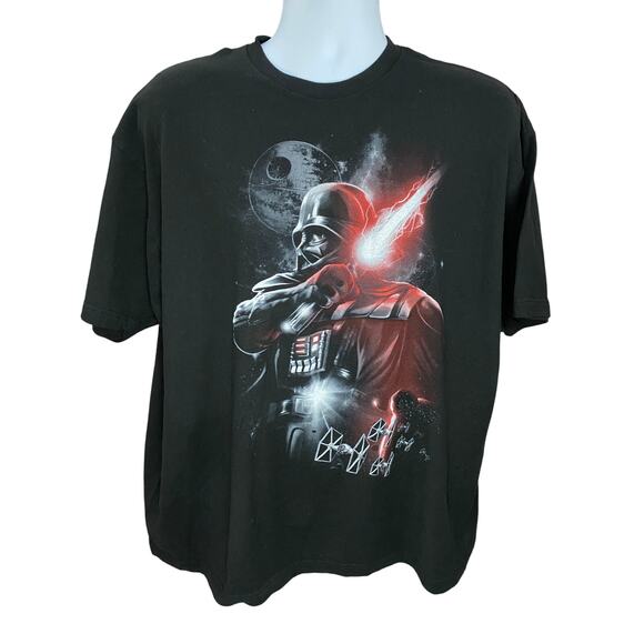 Star Wars Darth Vader T-Shirt Fifth Sun Black 100% Cotton Size 2XL - Picture 1 of 7